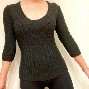 Express XS Black Sweater Top